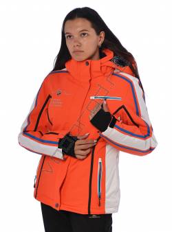 Горнолыжная куртка женская Оранжевый