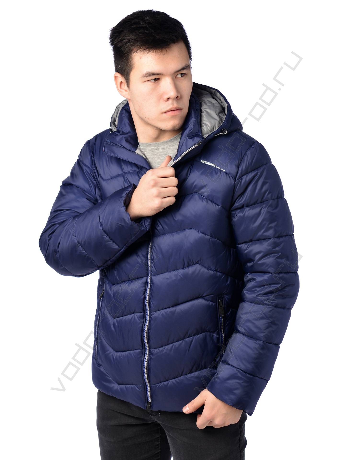 Зимняя куртка мужская цвет синий 2a