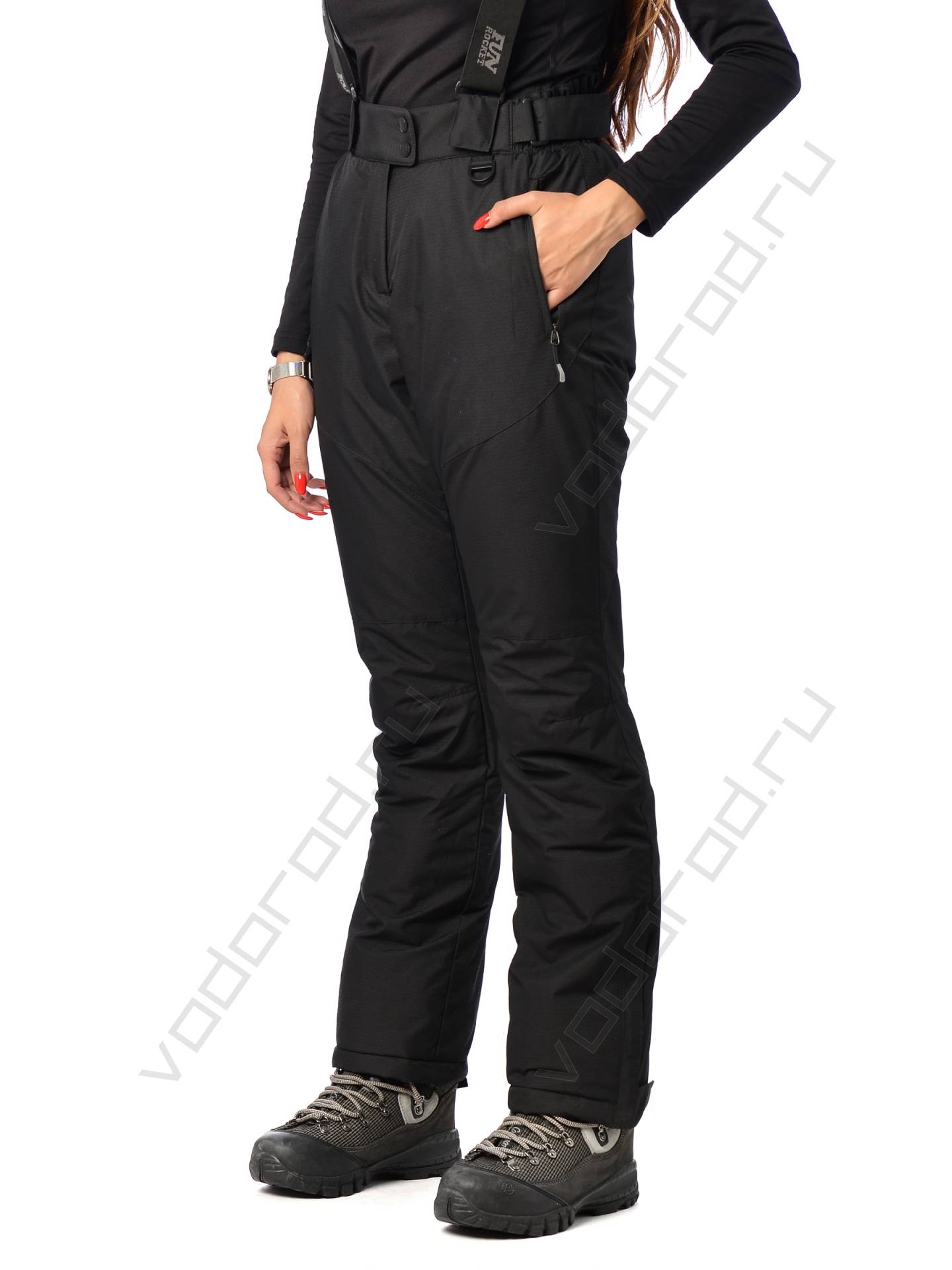 Горнолыжные брюки женские цвет черный