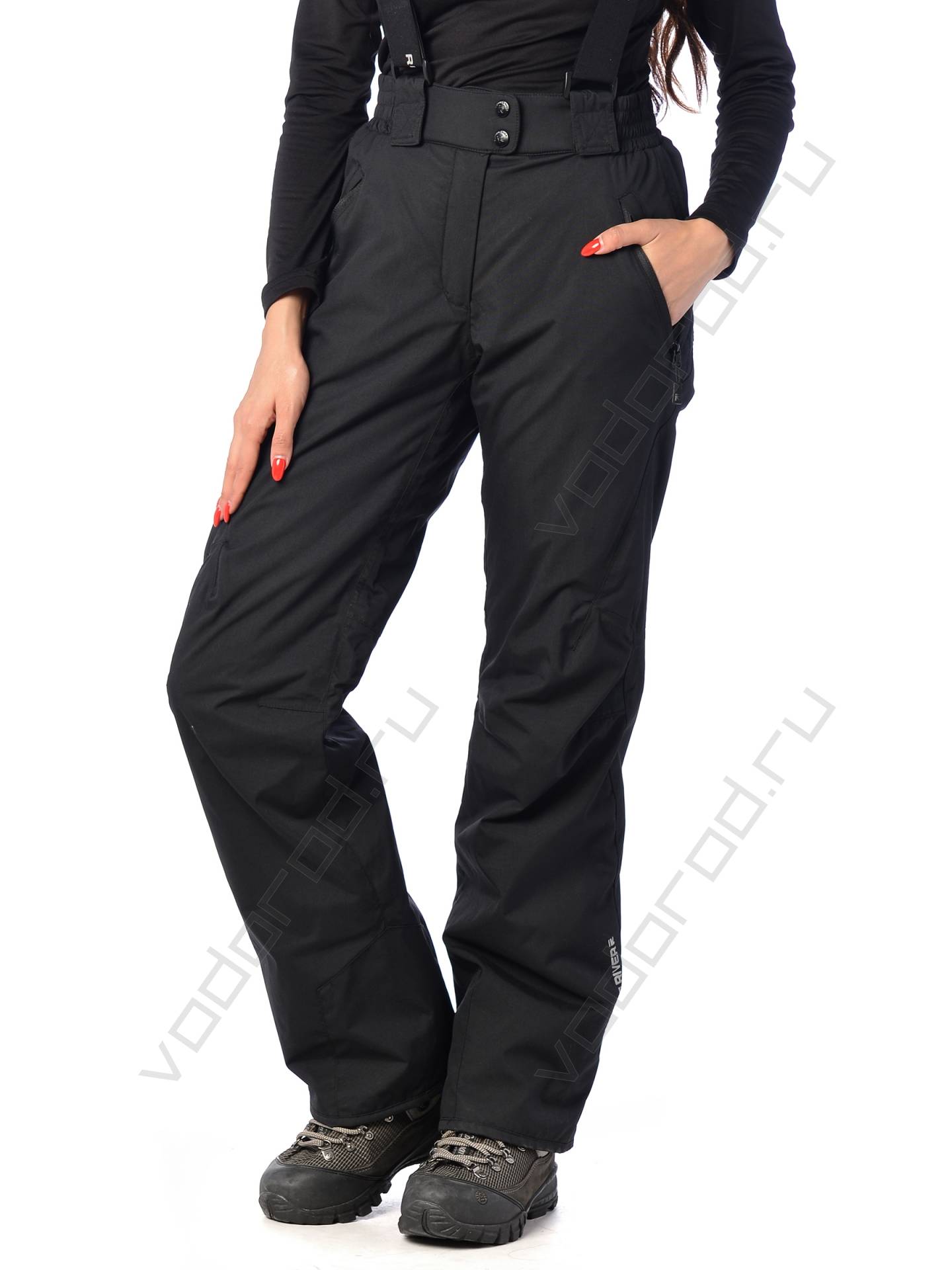 Горнолыжные брюки женские цвет черный 095