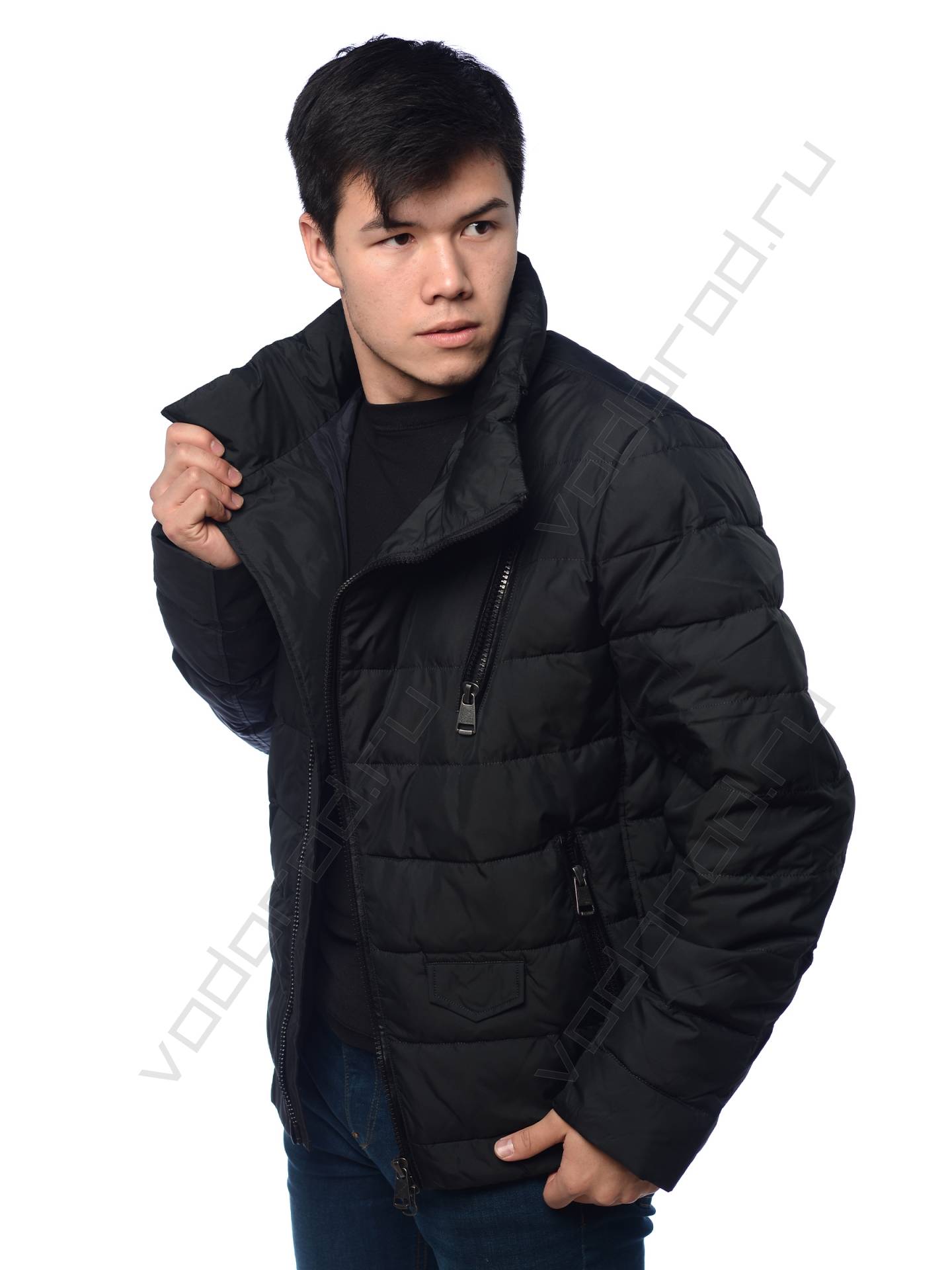 Зимняя куртка мужская цвет темн. изумрудный 405