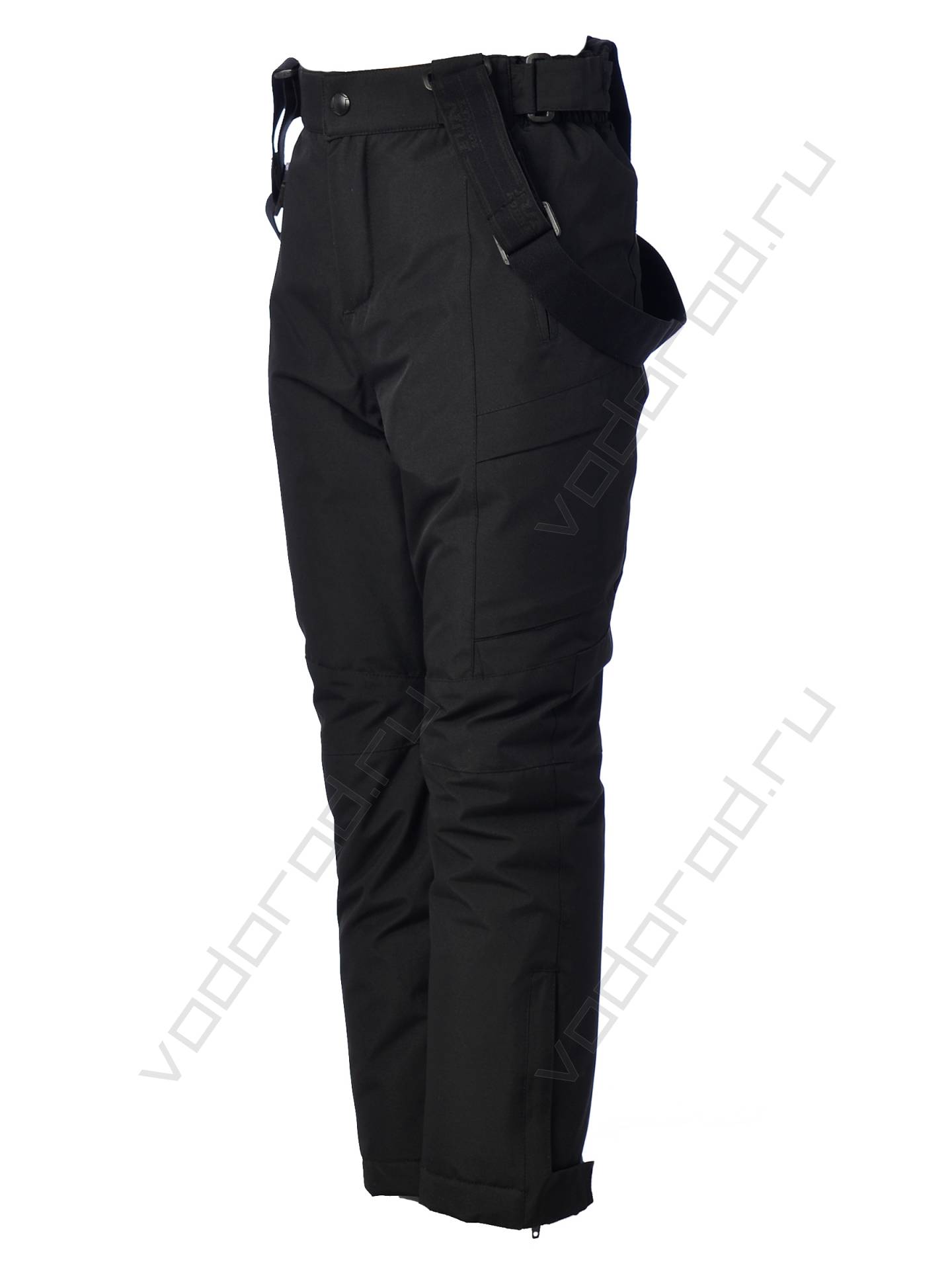 Горнолыжные брюки подростковые цвет черный