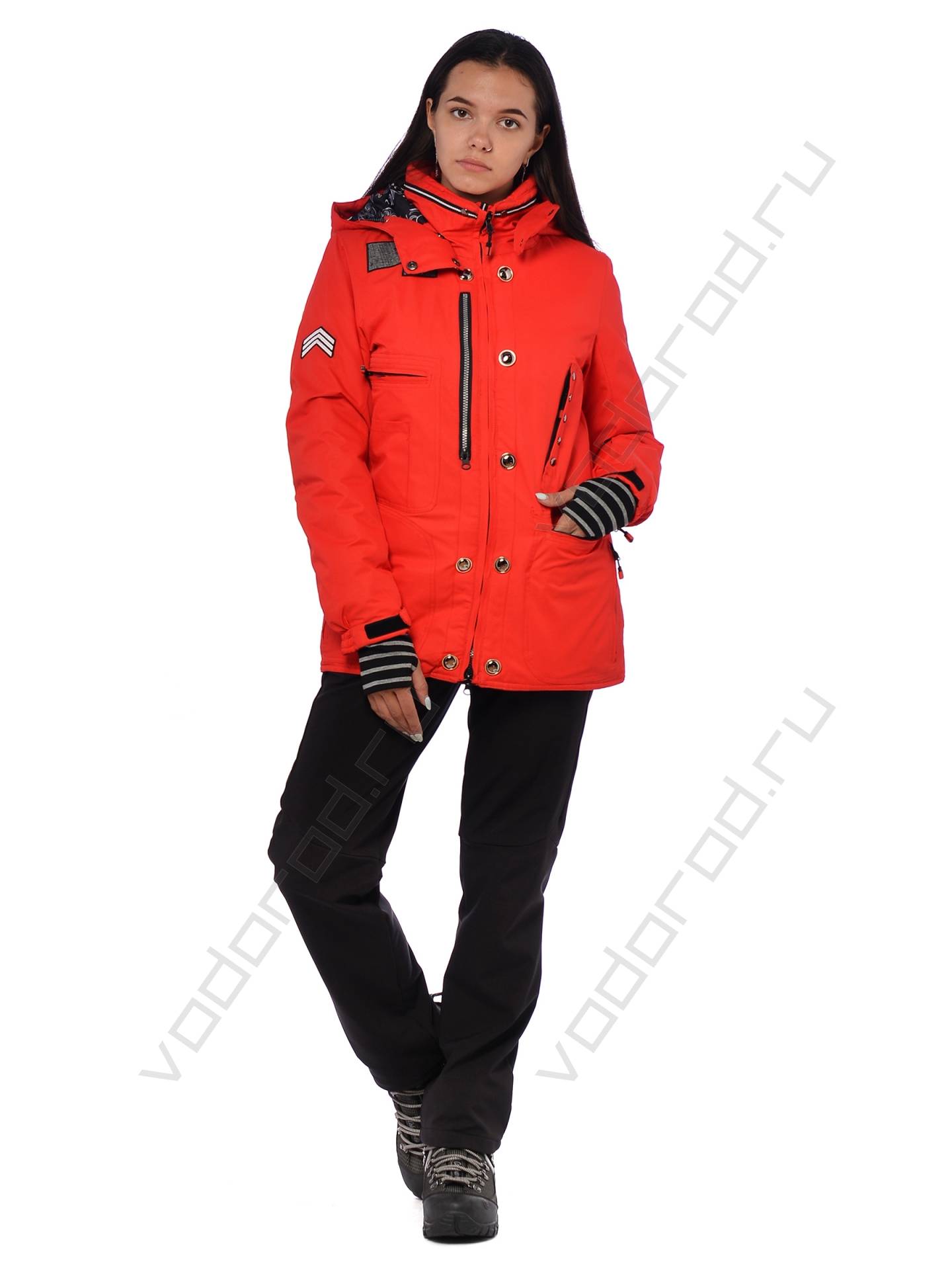 Горнолыжная куртка женская купить оптом (цвет Голубой), FUN ROCKET ...