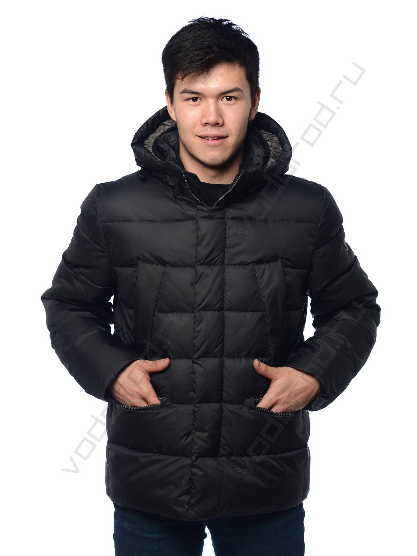 Зимняя куртка мужская цвет темн. серый 511