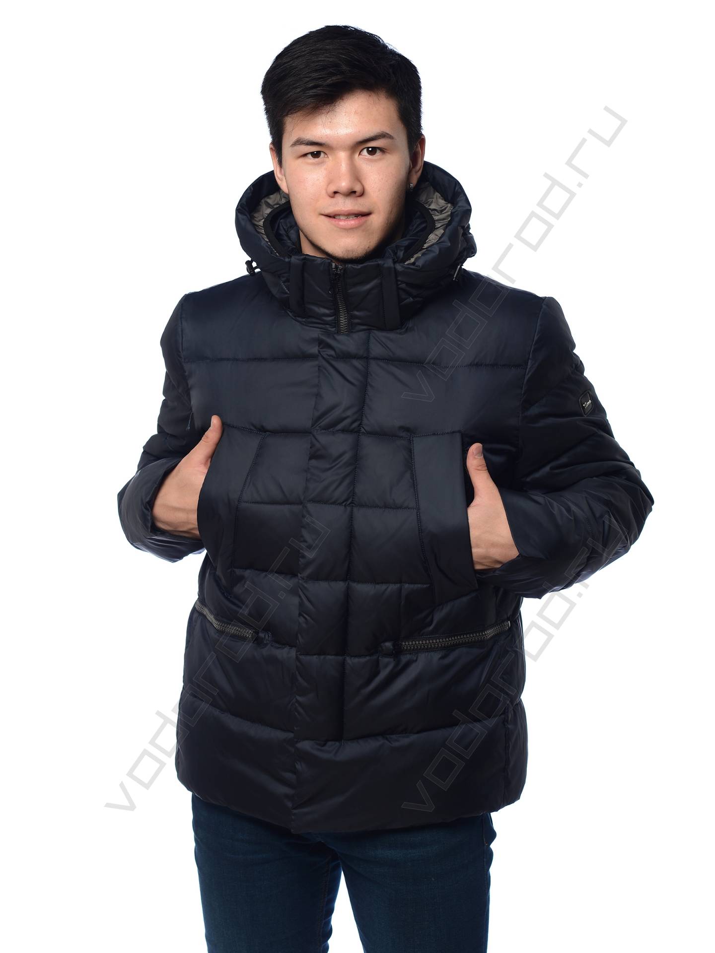 Зимняя куртка мужская цвет темн. синий 535