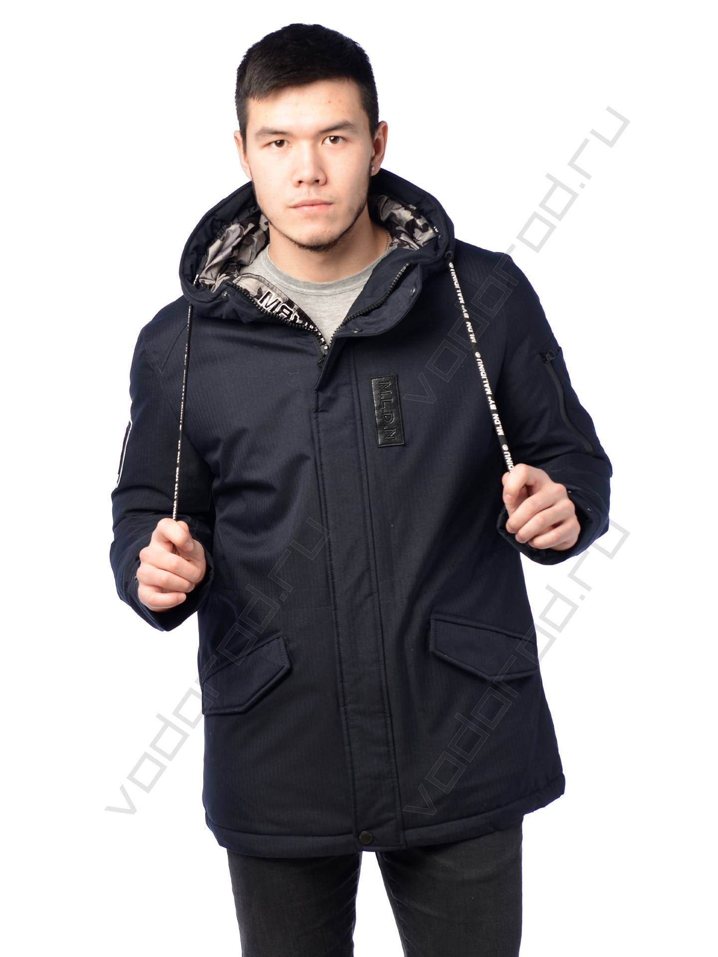 Зимняя куртка мужская цвет темн. синий 2c