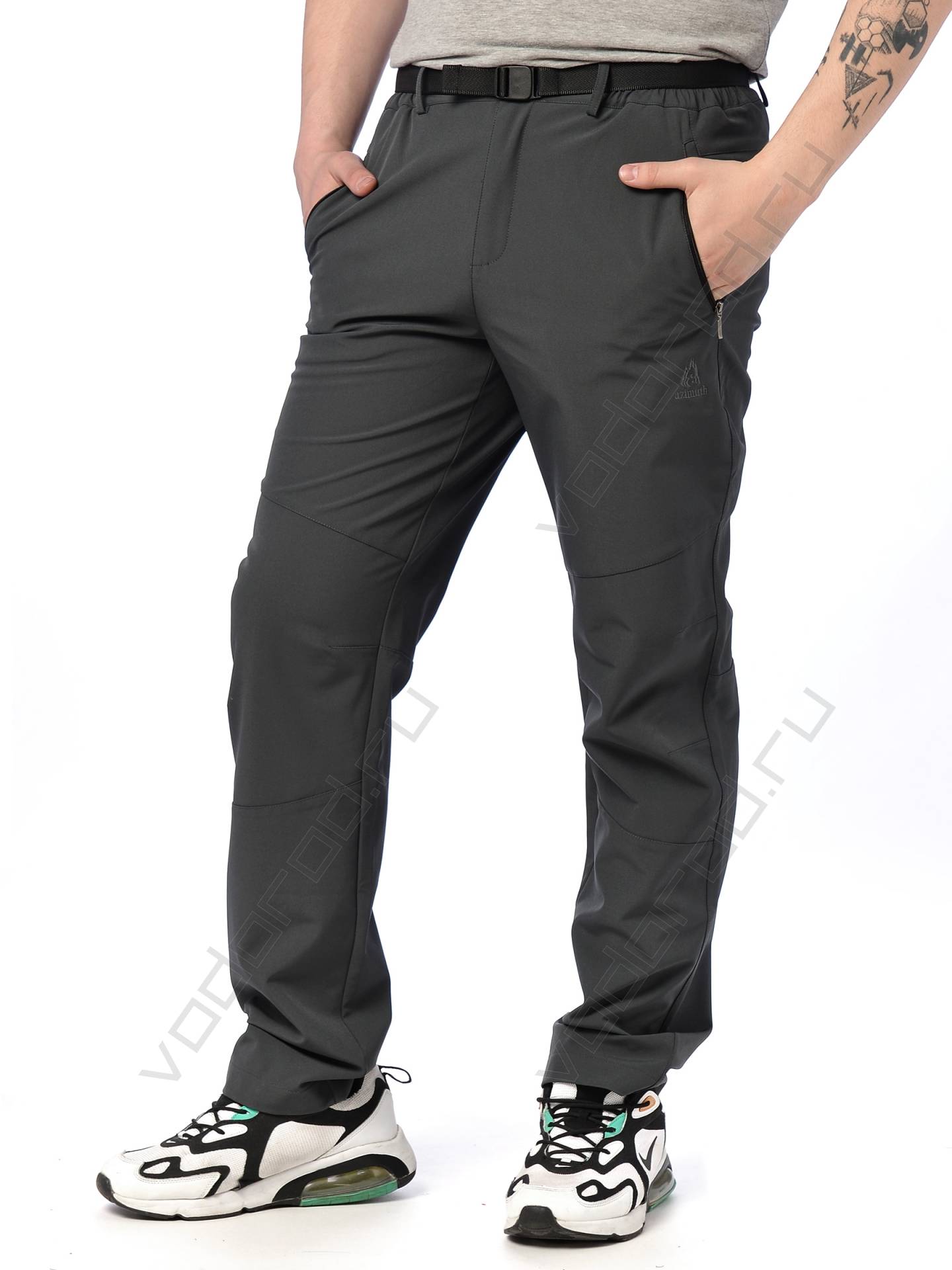 Трекинговые брюки мужские цвет серый