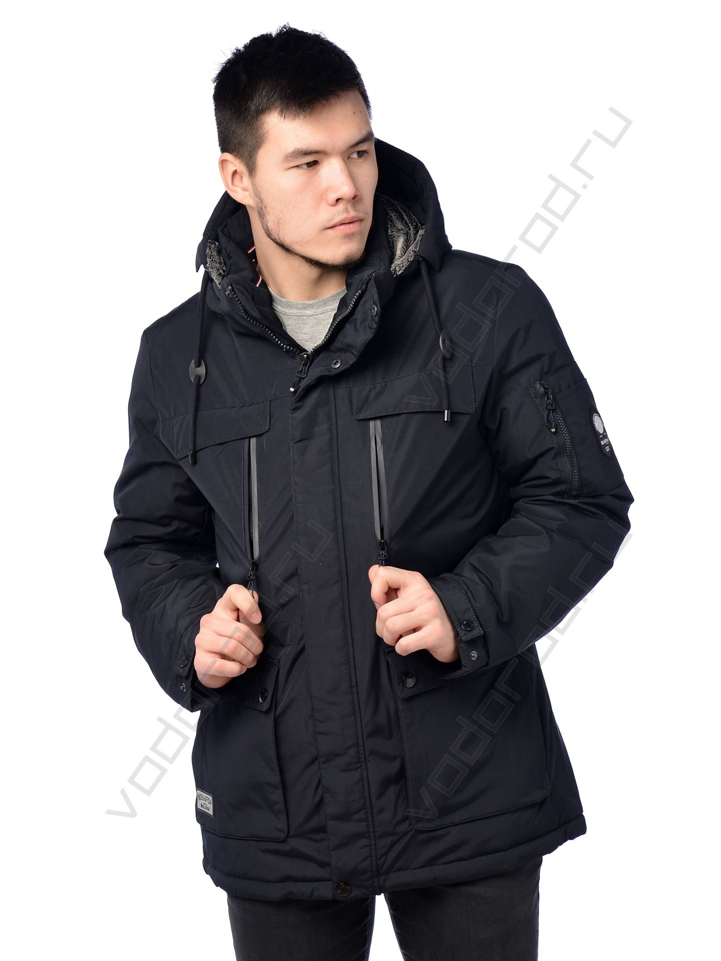 Зимняя куртка мужская цвет темн. синий 2н