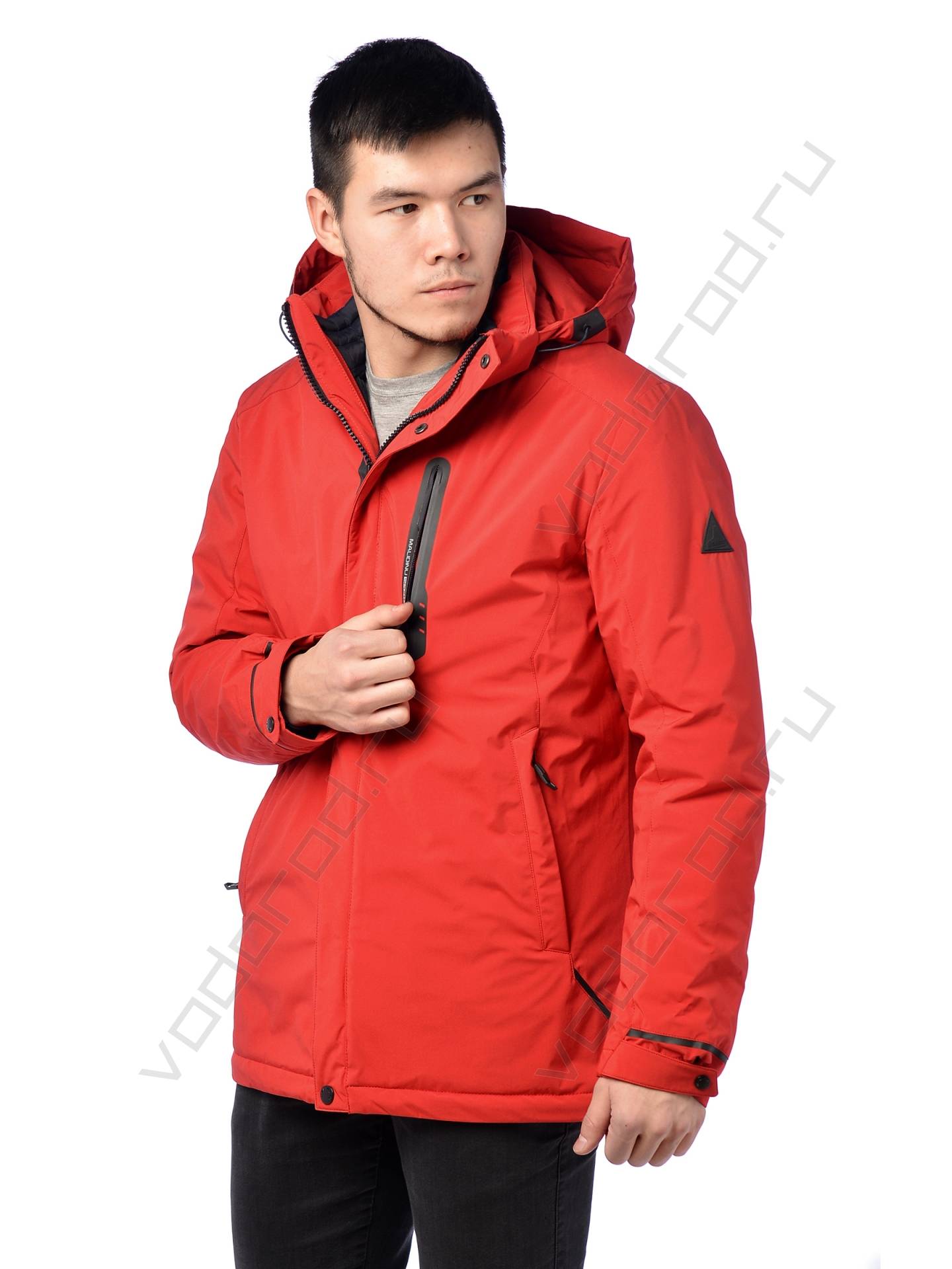 Зимняя куртка мужская цвет красный 5l