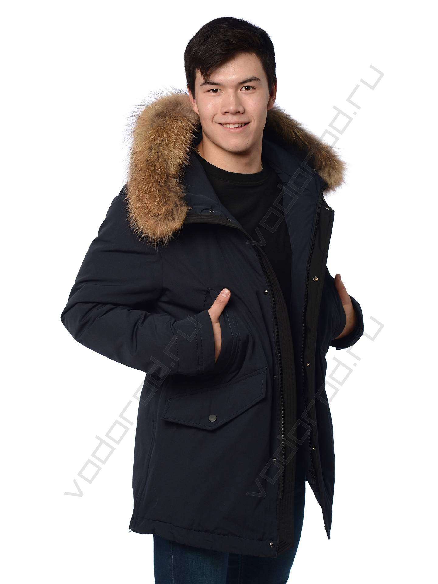 Зимняя куртка мужская цвет темн. синий 510