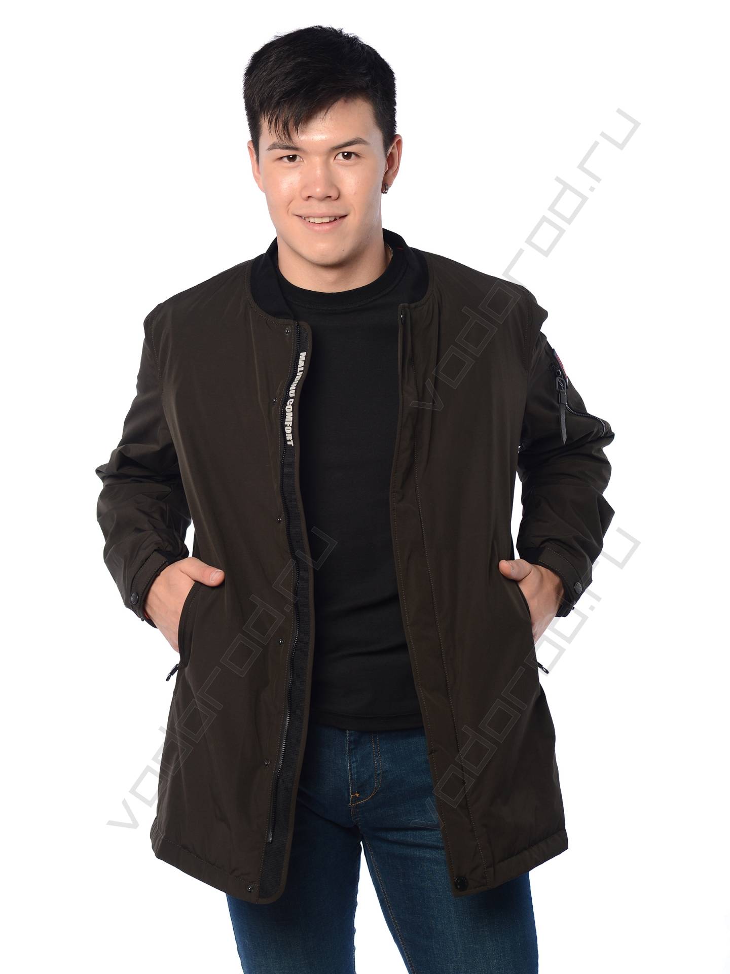Куртка мужская цвет хаки 610