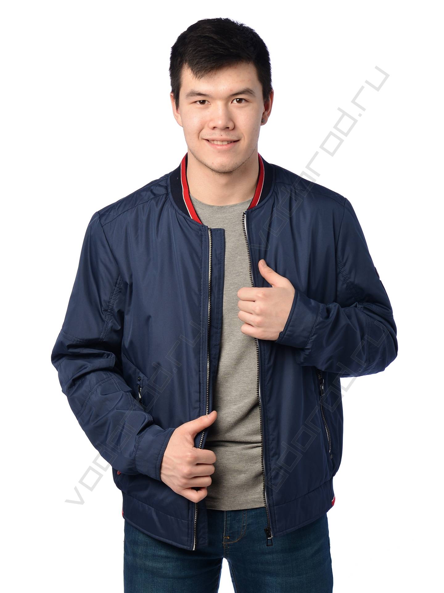 Куртка мужская цвет синий 25-2