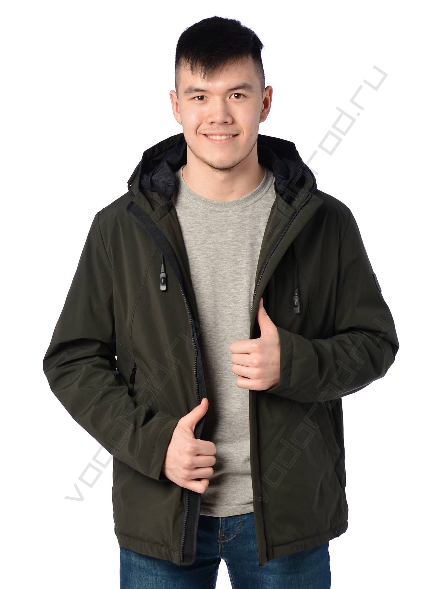 Куртка мужская цвет хаки 609
