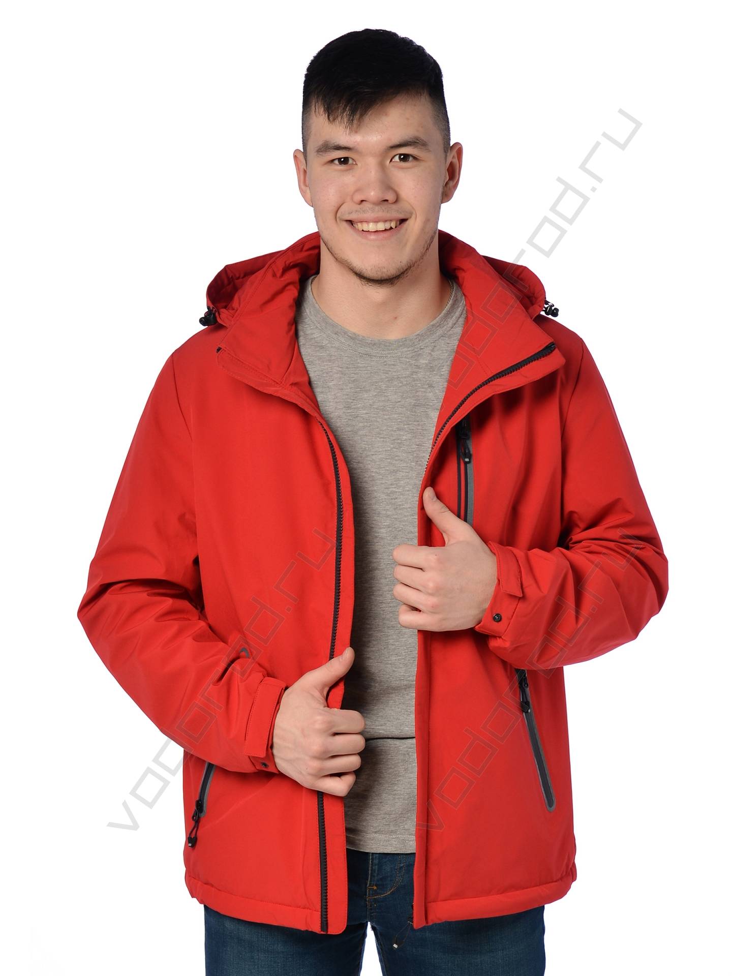 Куртка мужская цвет красный 301