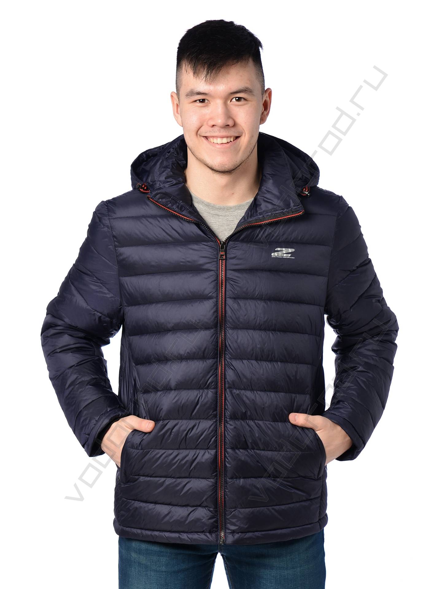 Куртка еврозима мужская цвет темн. синий 2