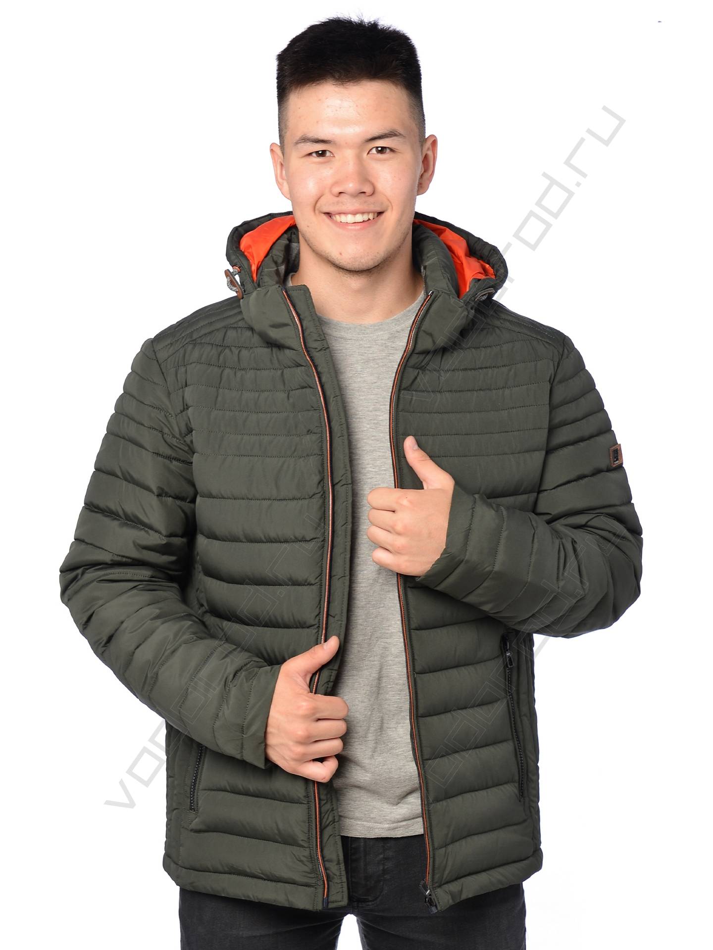 Куртка еврозима мужская цвет хаки 21