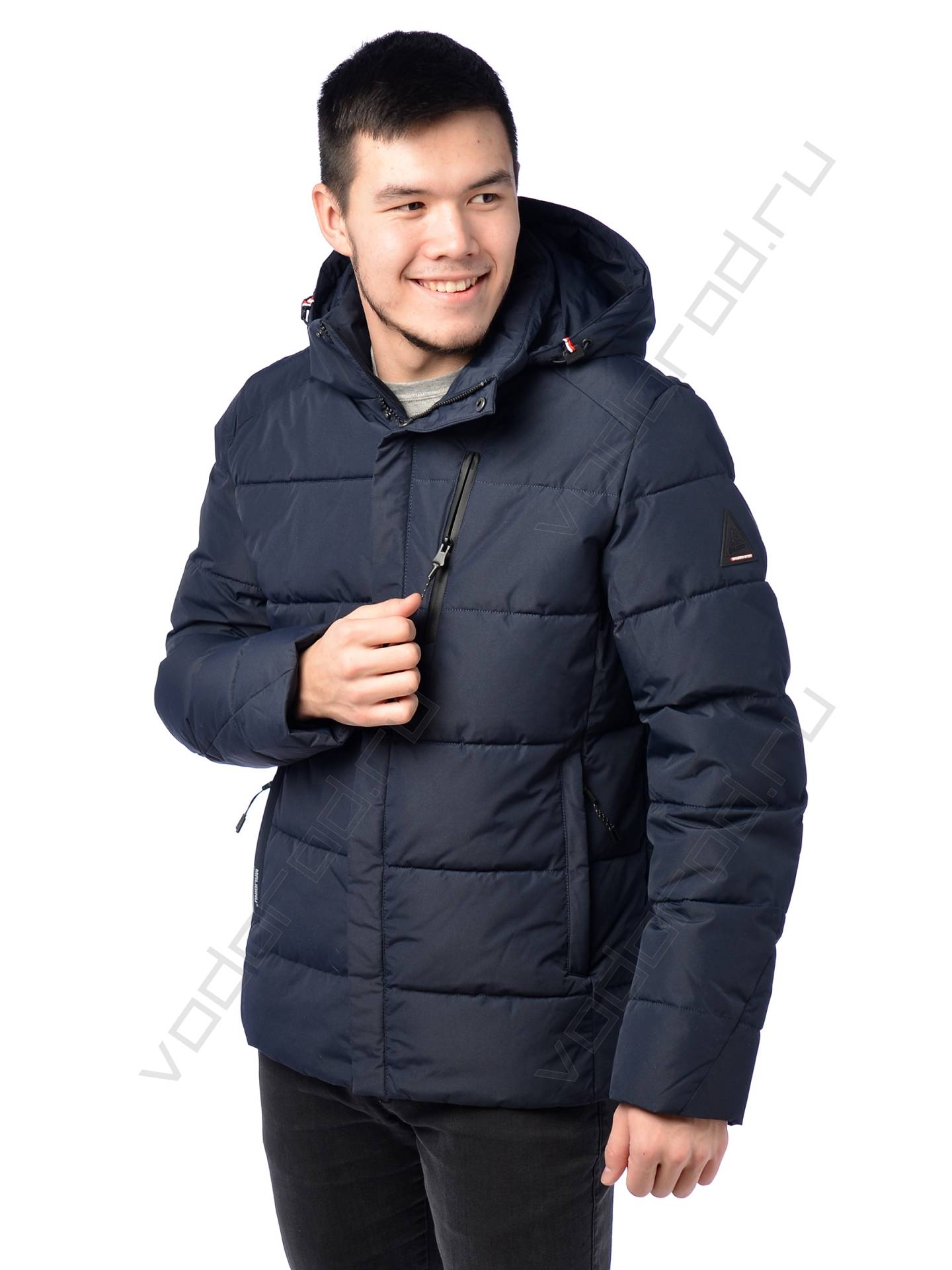 Зимняя куртка мужская цвет синий 203