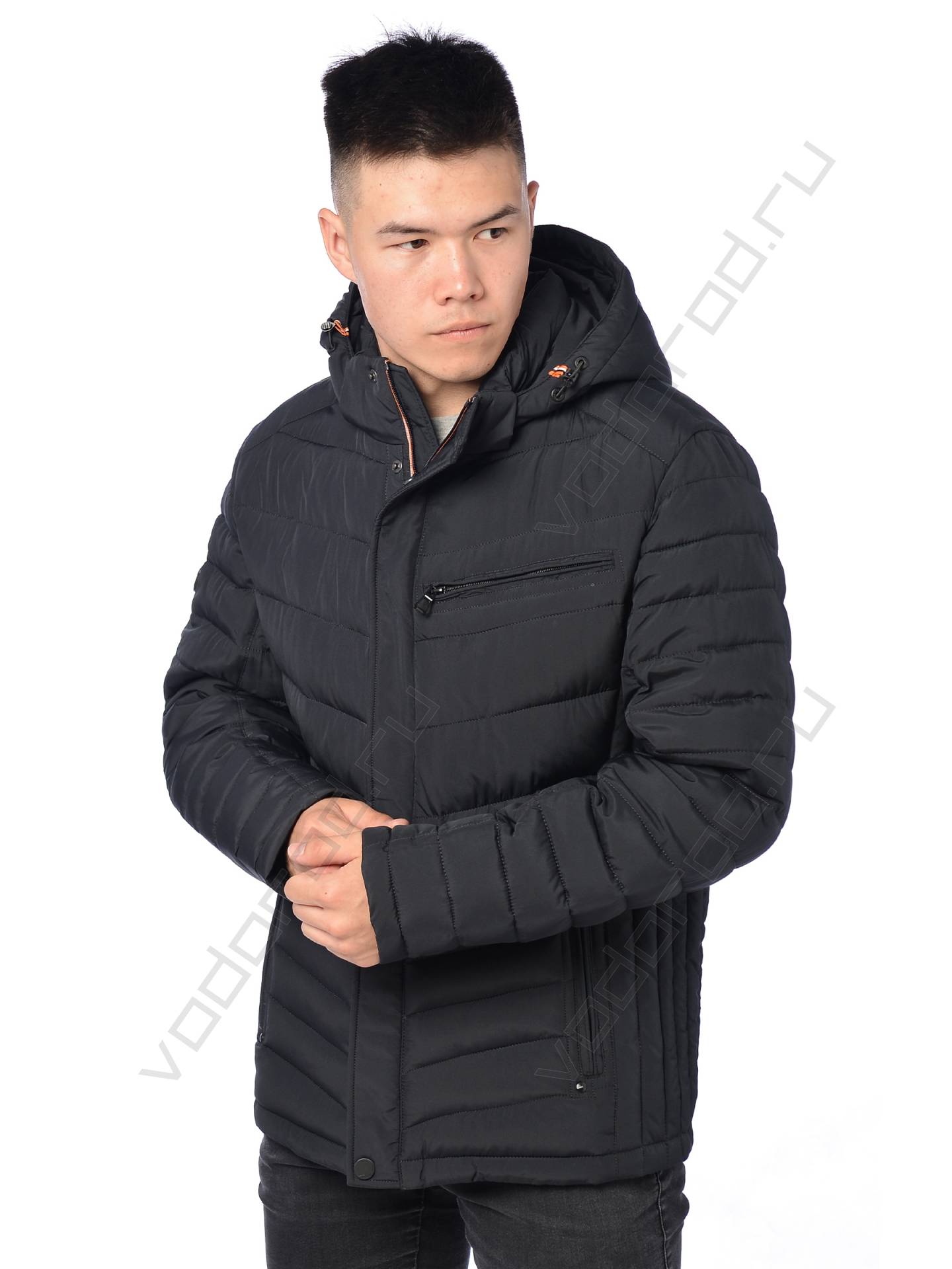 Куртка еврозима мужская цвет черный 1