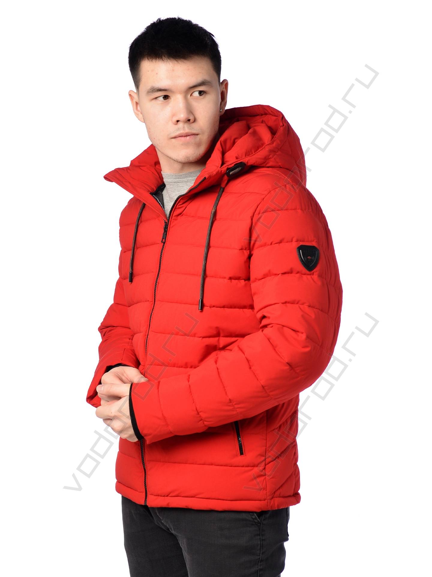 Куртка еврозима мужская цвет красный 6