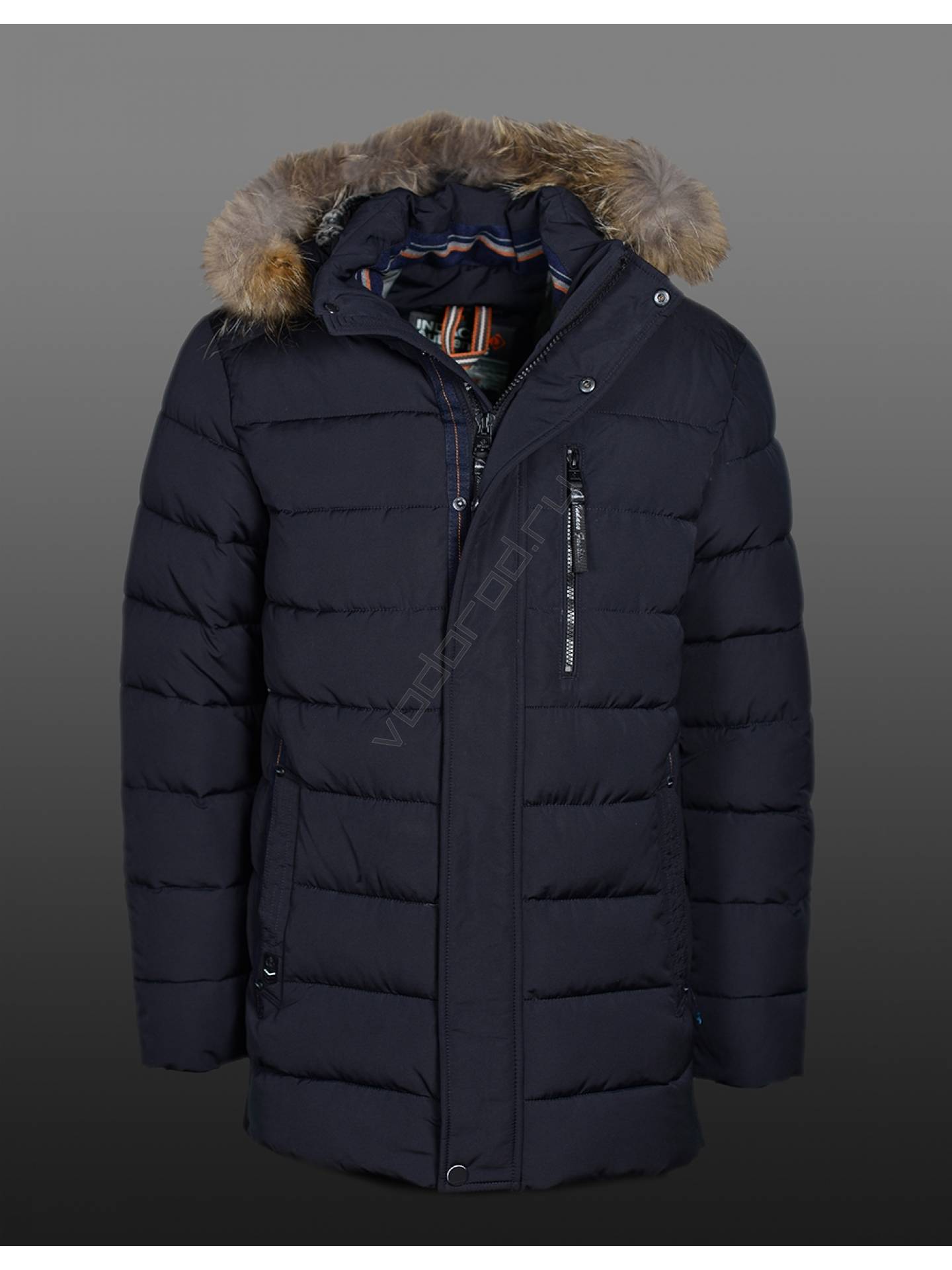 Зимняя куртка мужская цвет темн. синий 2