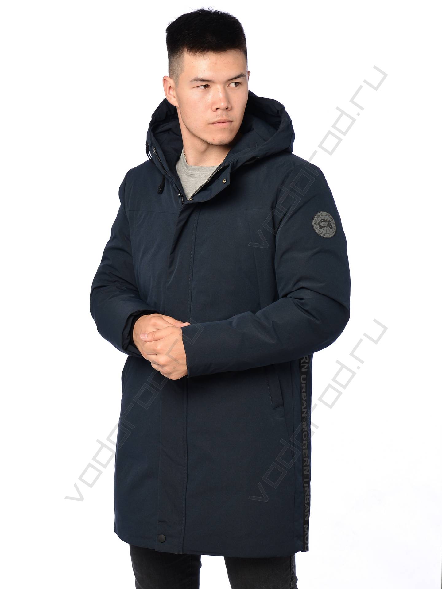 Зимняя куртка мужская цвет синий 501