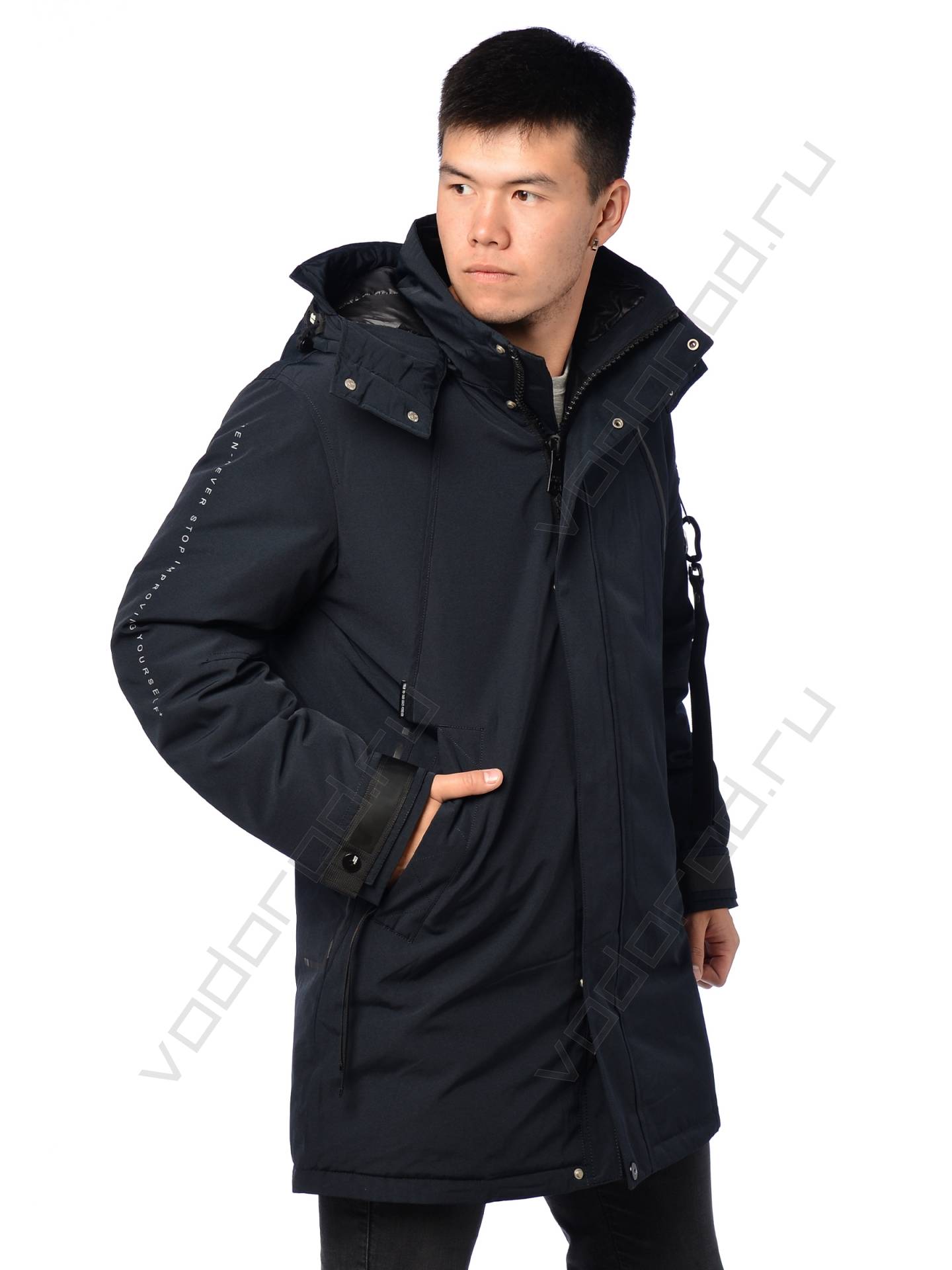 Зимняя куртка мужская цвет темн. синий 98