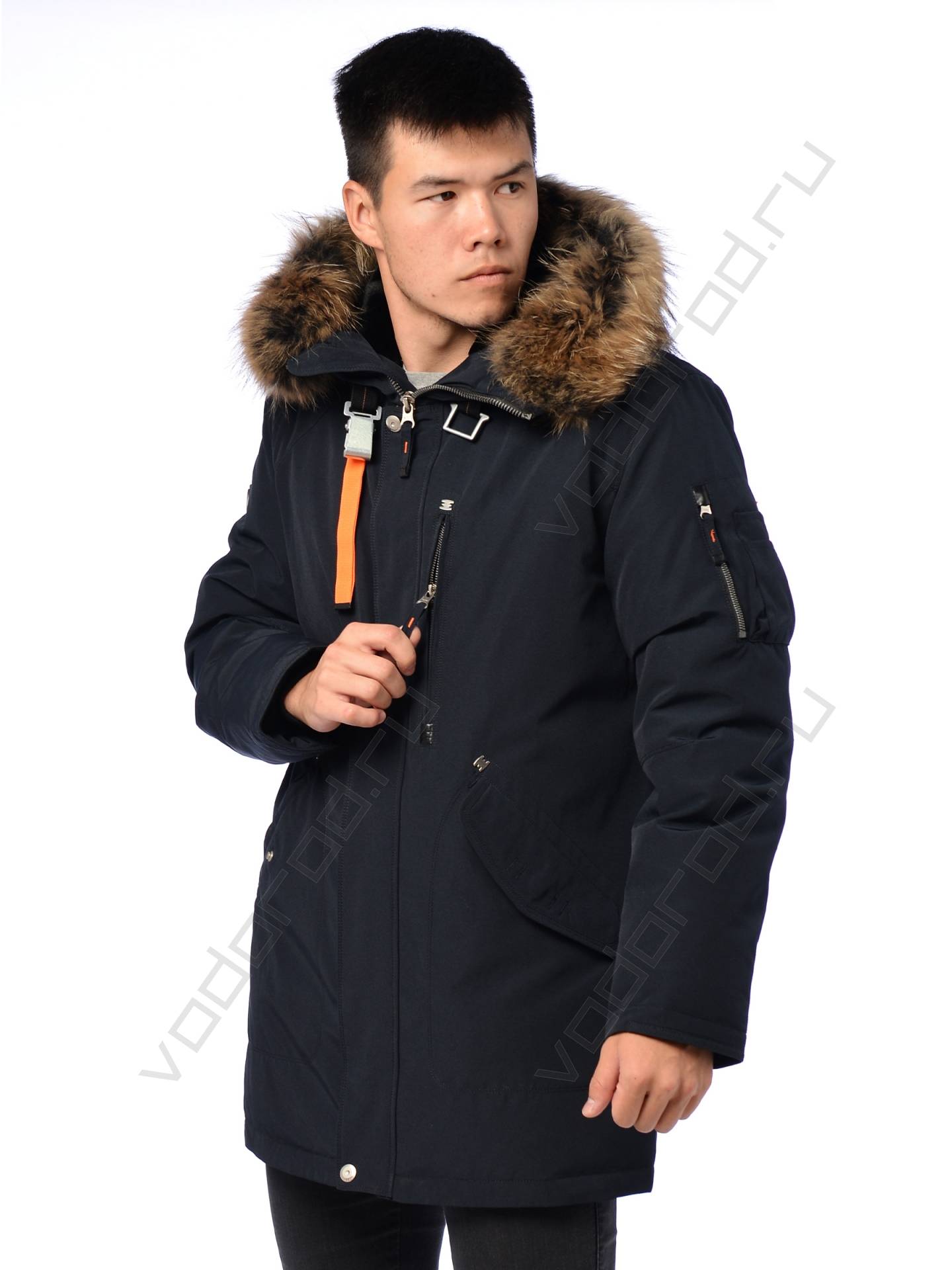 Зимняя куртка мужская цвет темн. синий 98