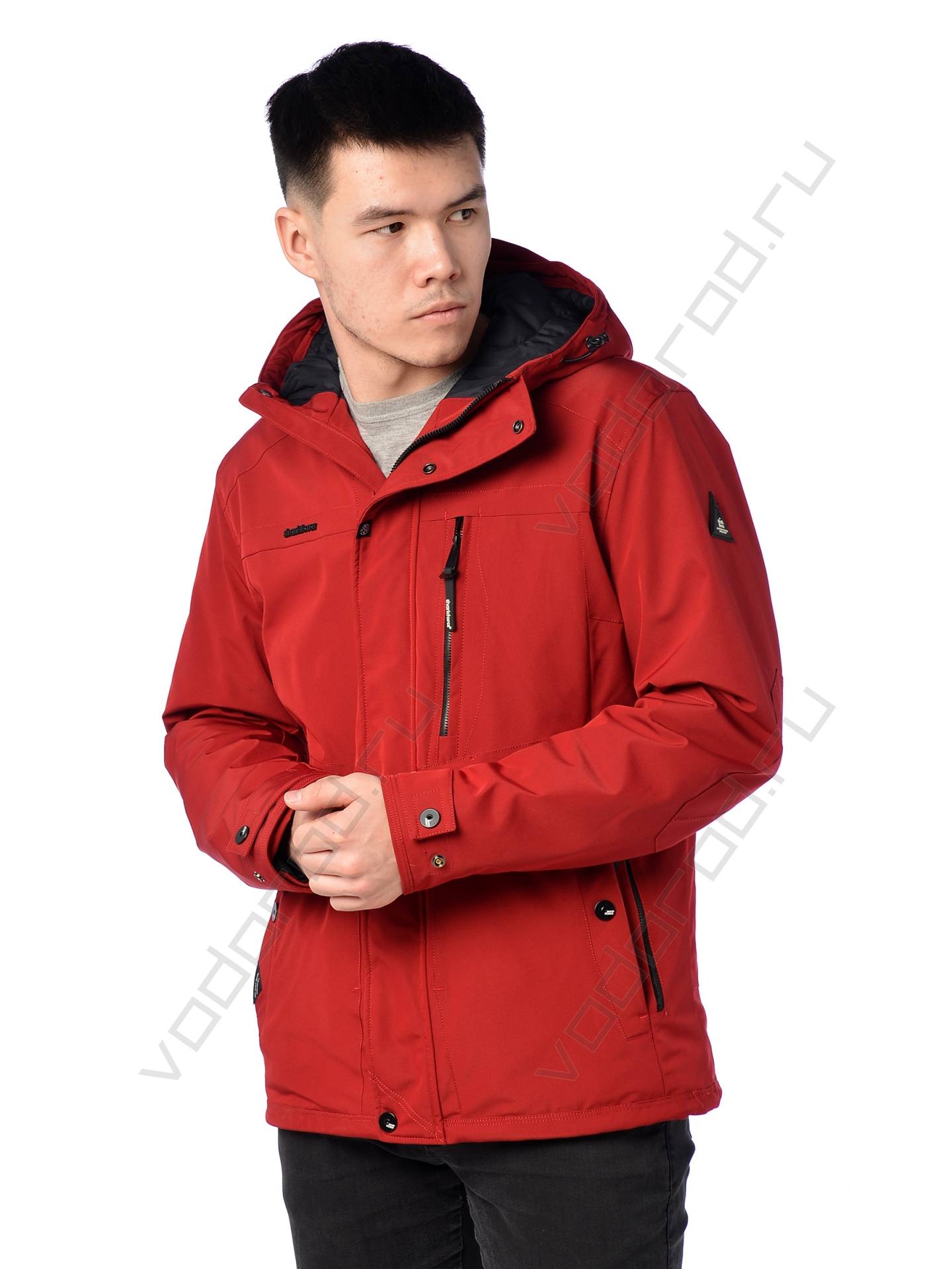 Куртка мужская цвет красный 2