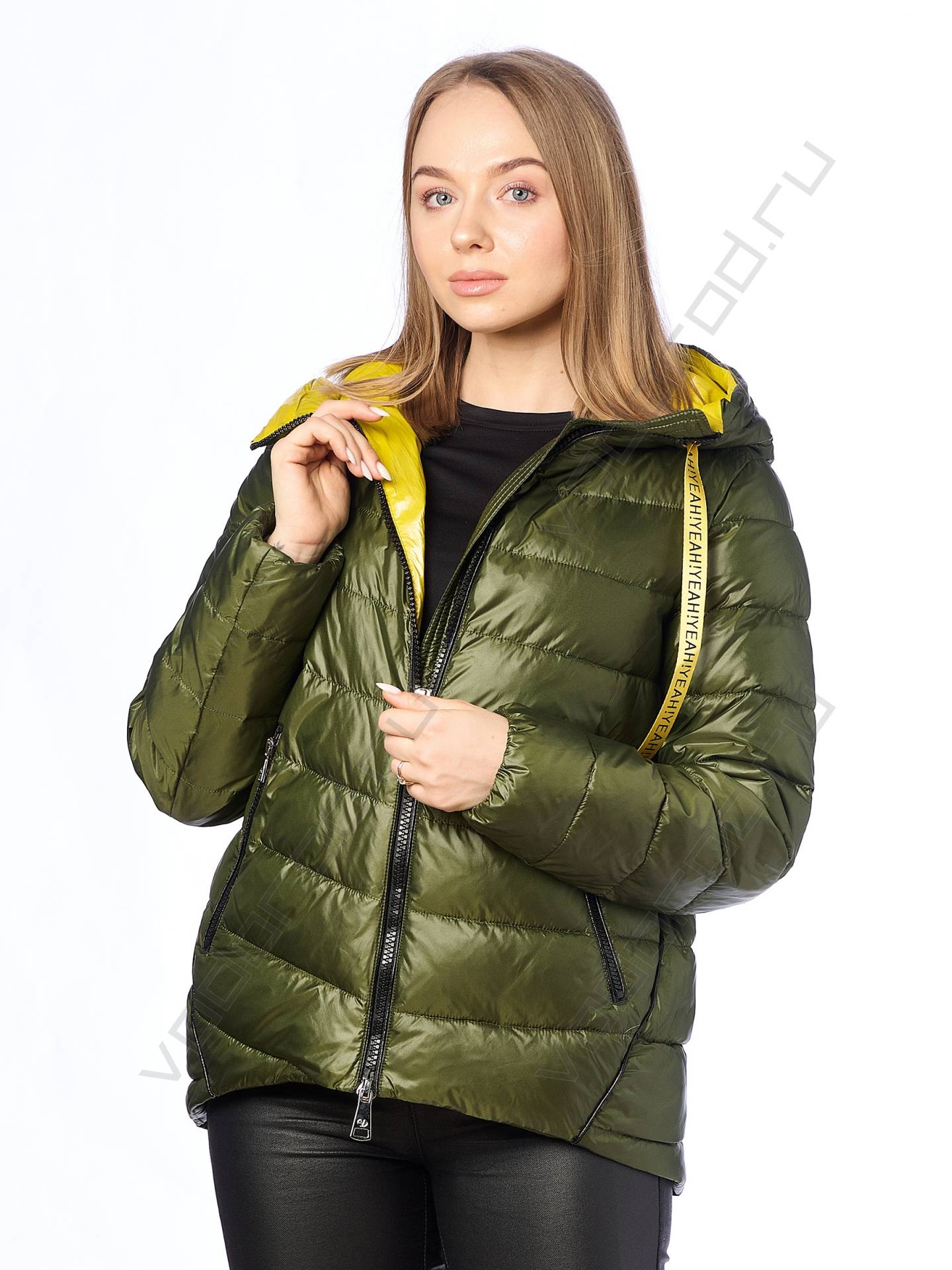 Куртка женская цвет зеленый