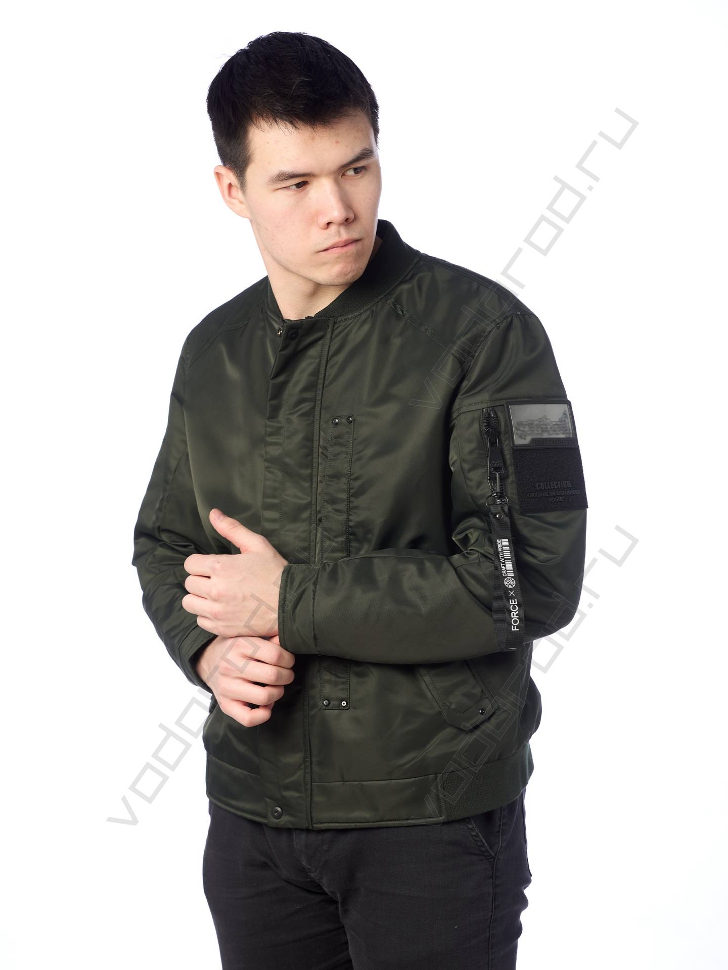 Куртка мужская цвет зеленый 762