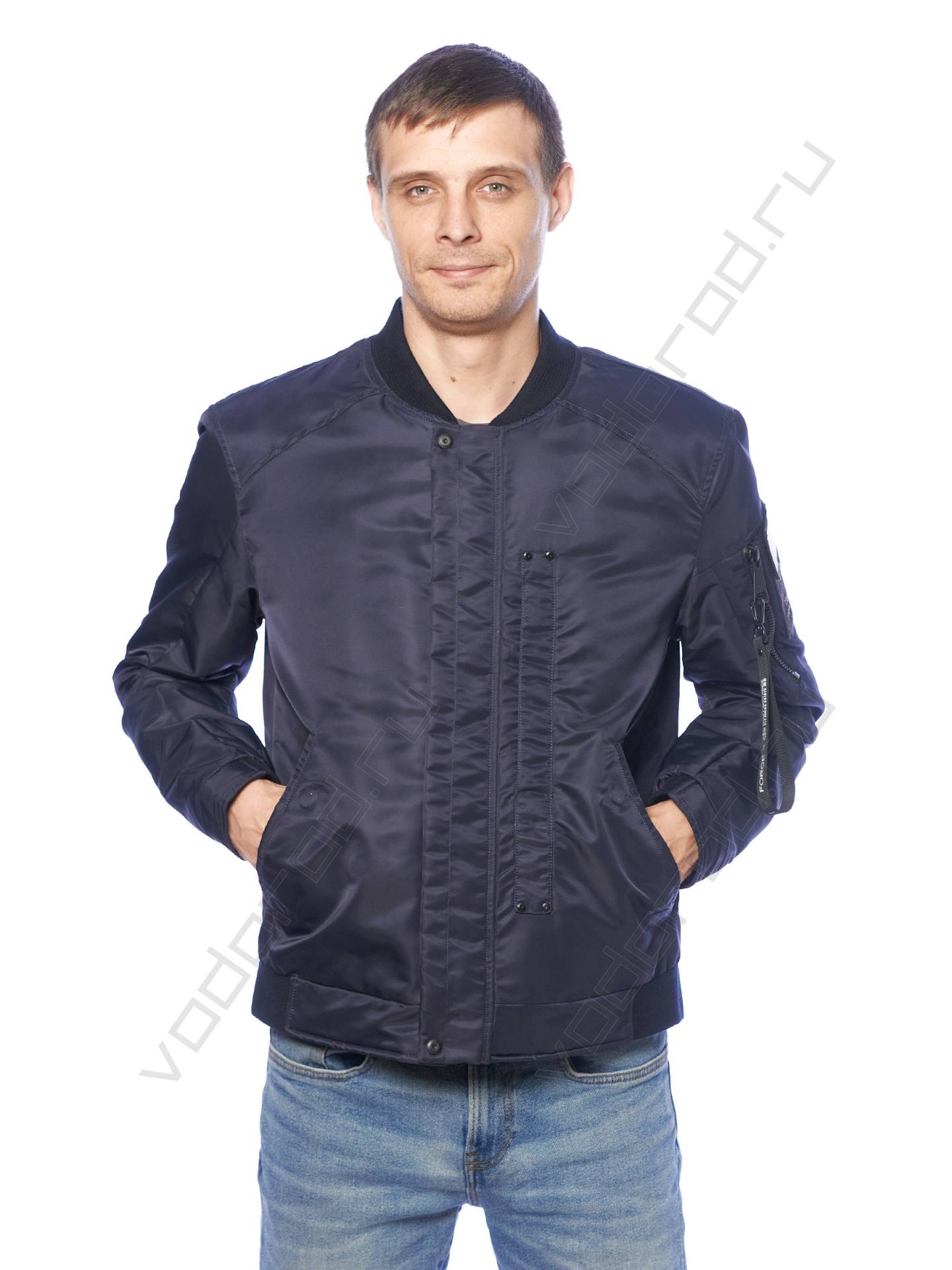 Куртка мужская цвет синий 98