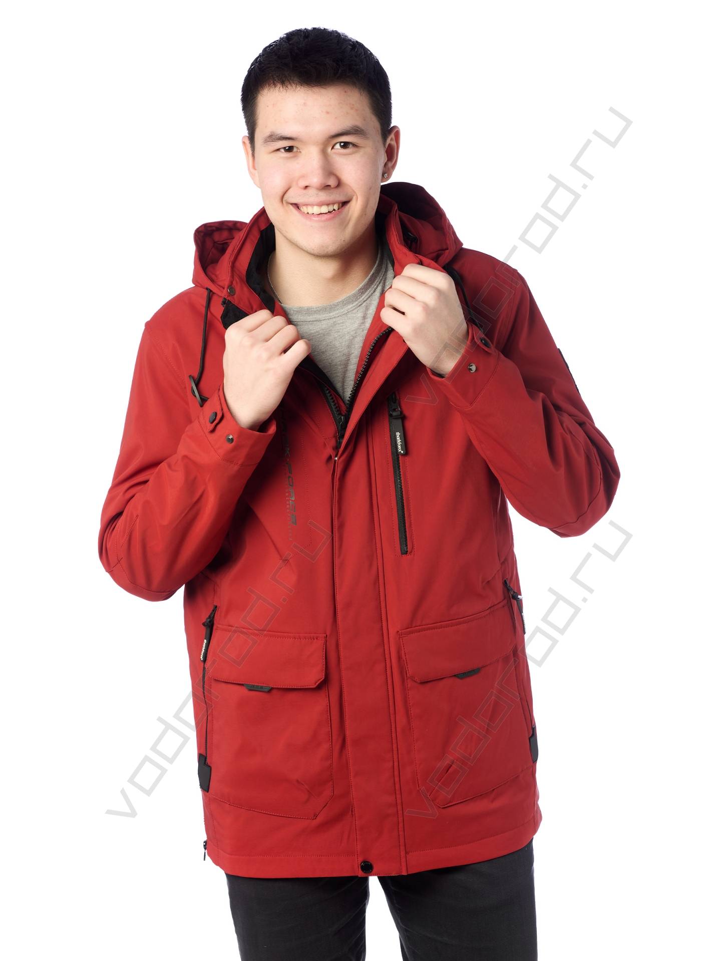 Куртка мужская цвет кирпичный 23