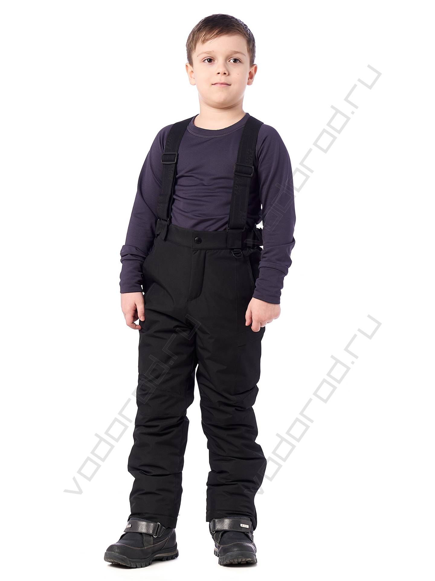 Горнолыжные брюки детские цвет черный