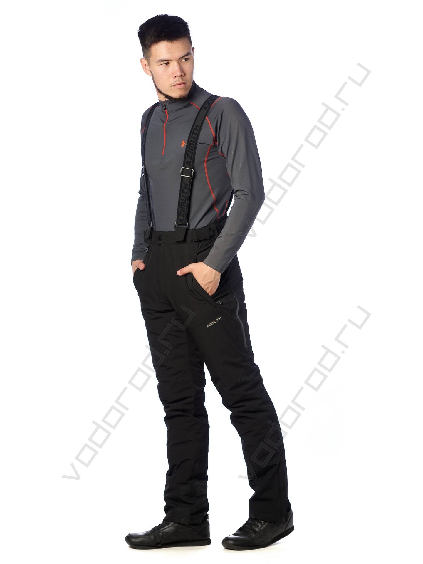 Горнолыжные брюки мужские цвет черный 10