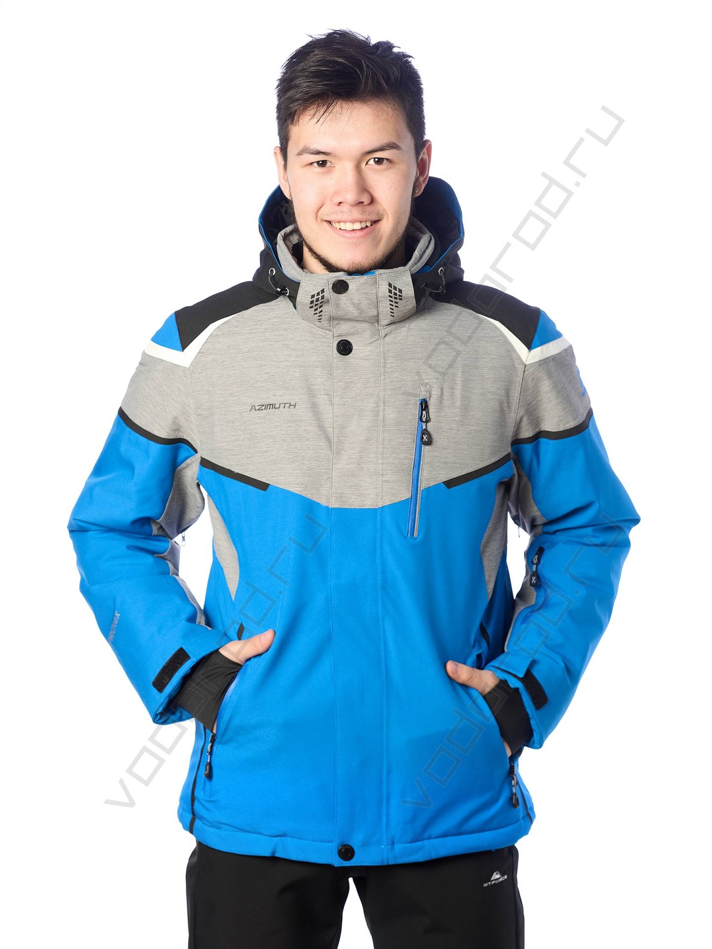 Горнолыжная куртка мужская цвет ярко синий 137