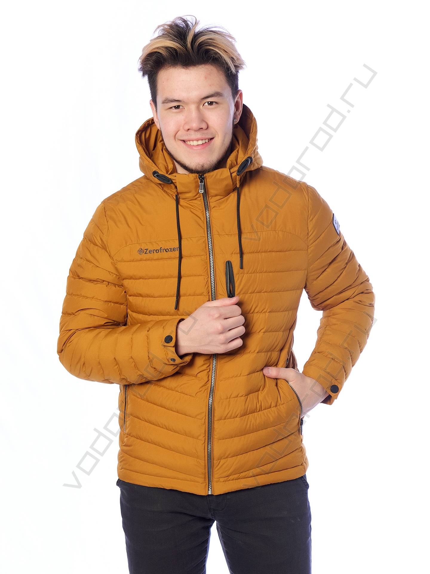 Куртка мужская цвет горчичный 19