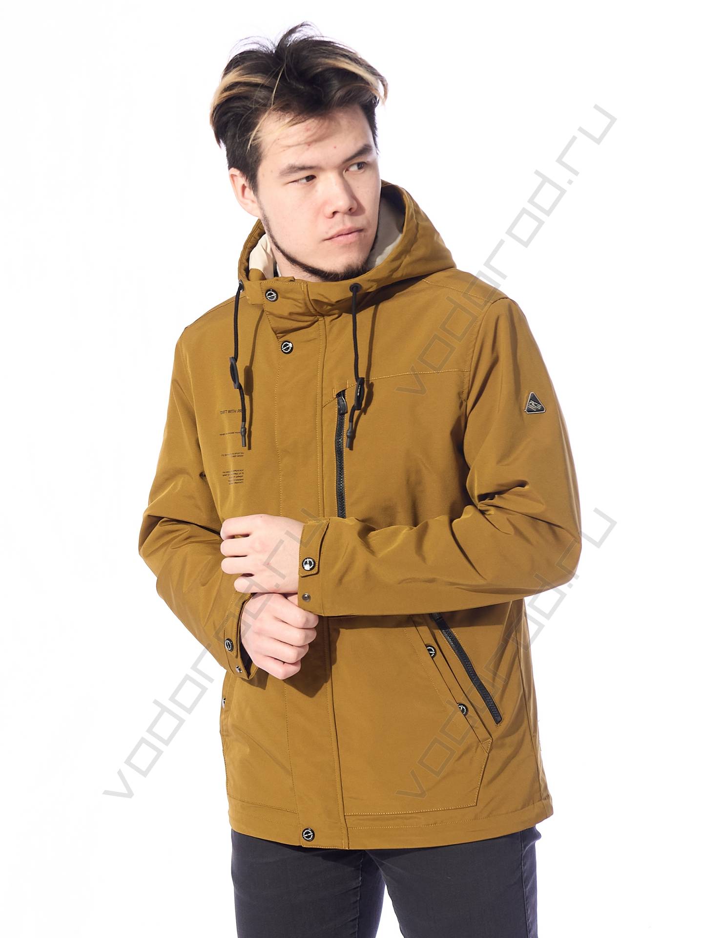 Куртка мужская цвет горчичный 133
