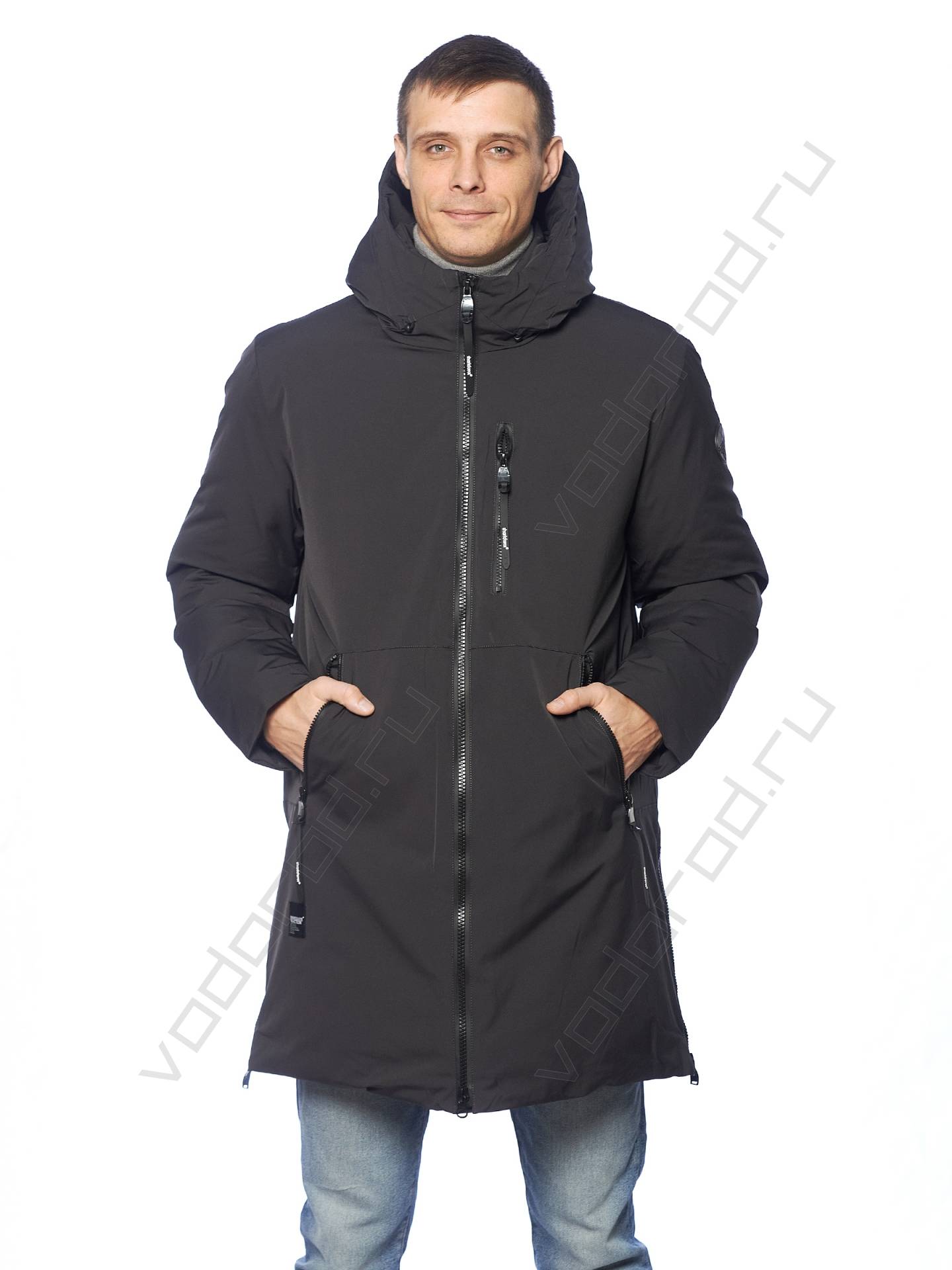 Зимняя куртка мужская цвет темн. серый 11