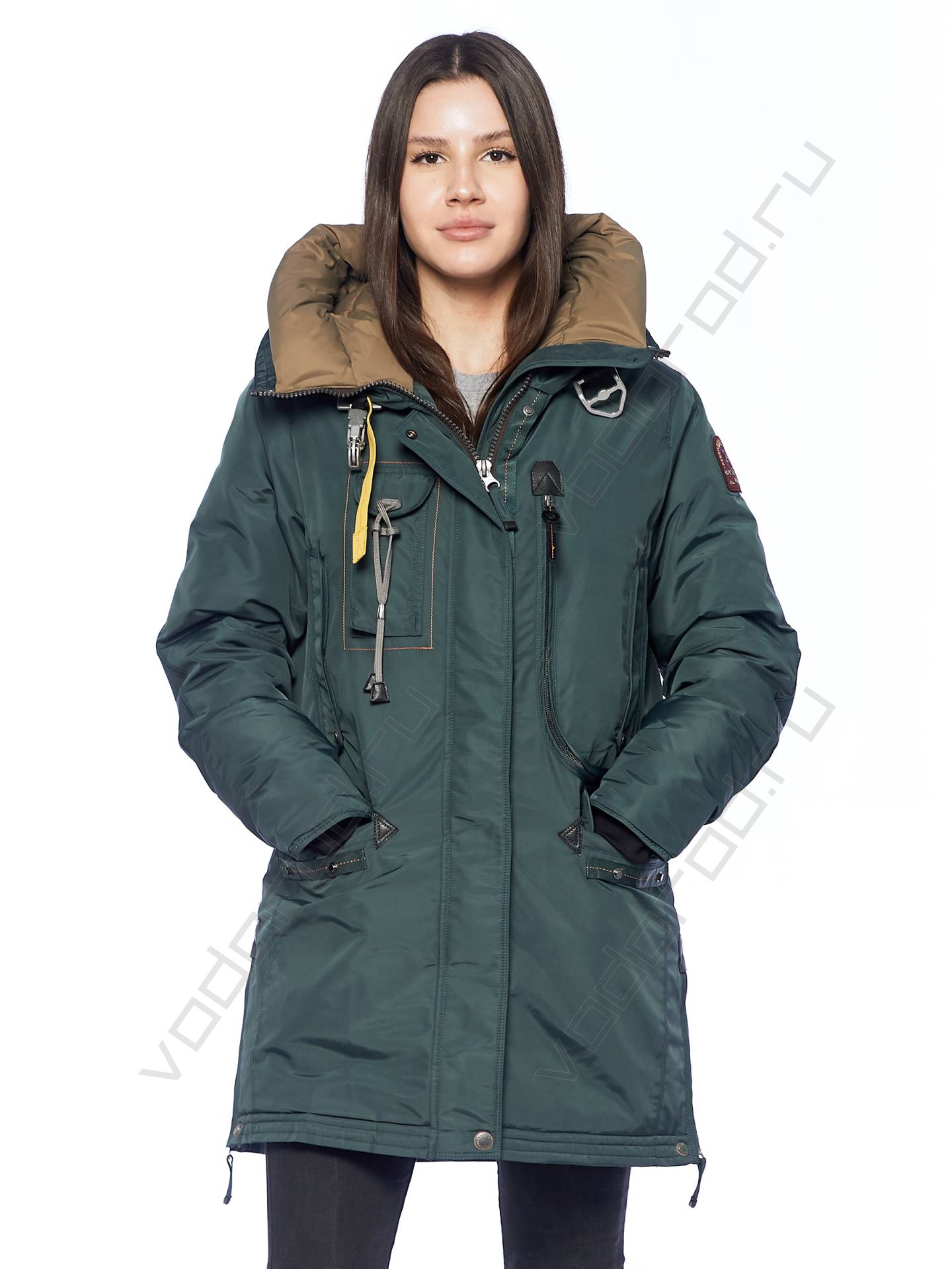 Зимняя куртка женская цвет зеленый 18