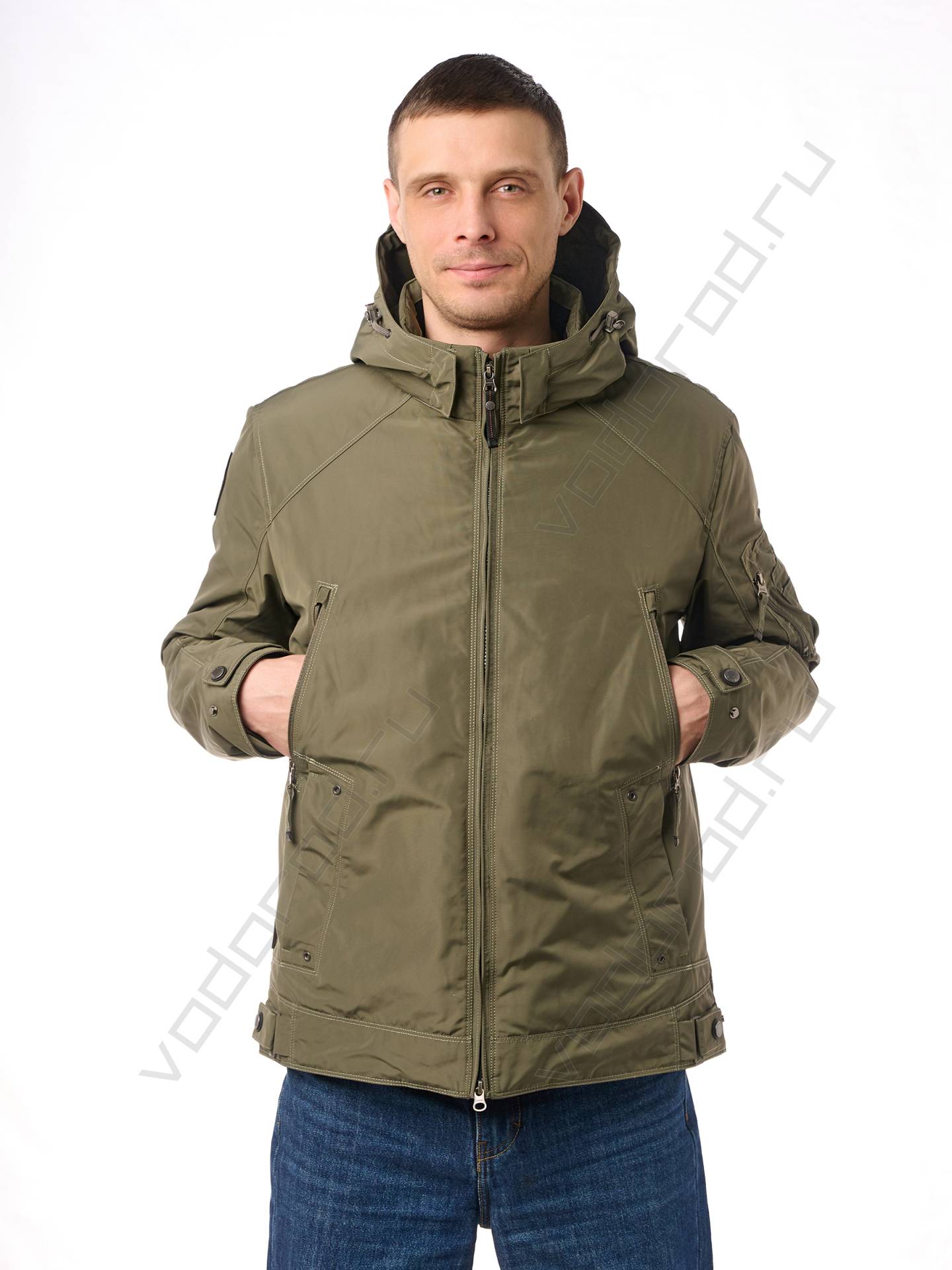 Куртка мужская цвет зеленый 155