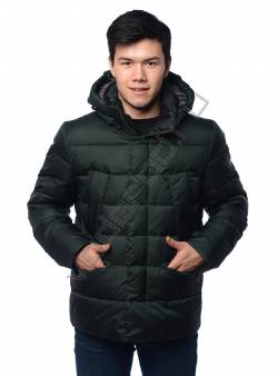 Зимняя куртка мужская Темн. зеленый 401