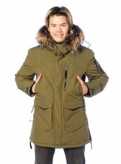 Зимняя куртка мужская Хаки 361