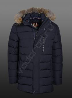 Зимняя куртка мужская Темн. синий 2