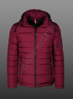 Зимняя куртка мужская Бордовый 803