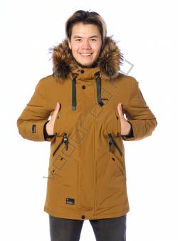 Зимняя куртка мужская Горчичный 133