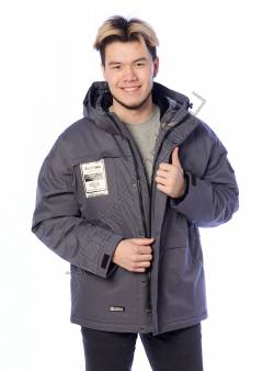 Зимняя куртка мужская Серый 345