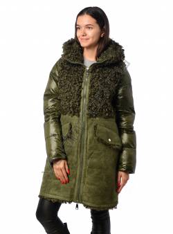 Зимняя куртка женская Зеленый 803