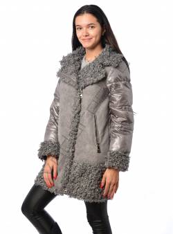 Зимняя куртка женская Серый 86