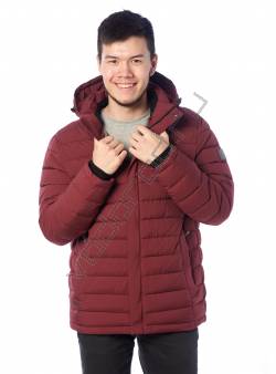 Куртка еврозима мужская Бордовый 23