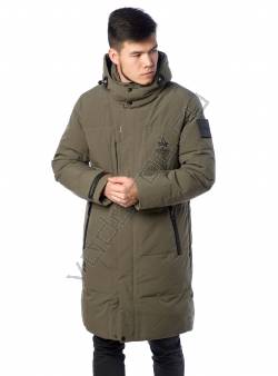 Зимняя куртка мужская Серозеленый 92